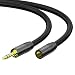 Produktbild HDGear AC0210-030 Premium Audio Verlängerungskabel mit vergoldeten Steckkontakten, 3,5mm Klinkenstecker auf 3,5mm Klinkenbuchse (3,00m), schwarz
