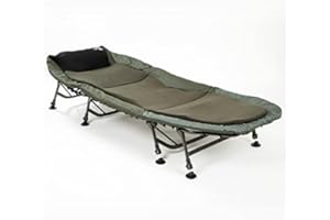 Mostal 8-Bein Luxus Karpfenliege Bedchair Anglerliege Liege
