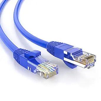 CableCreation 30 Feet Cat5e Ethernet Cable RJ45 Computer Network Patch Cord Cat5/Cat5e/Cat6 Lan Cable 24AWG Copper Wire Compatible with PC, Mac, Laptop, PS3, PS4, Xbox Blue Color