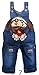 baby toddler boy girl unisex denim dungarees jeans playsuit 6-12 12-18 18-24 NEW (12-18 months, 7)