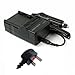 Price comparison product image Troy - Battery charger for Panasonic CGA-S005, Ricoh DB-60, DB-65, for the cameras Lumix DMC-FC01, DMC-FX01, DMC-FX3, DMC-FX07, DMC-FX8, DMC-FX9, DMC-FX10, DMC-FX12, DMC-FX50, DMC-FX100, DMC-FX150, DMC-LX1, DMC-LX2, DMC-LX3, DMC-LX9, Ricoh Caplio R3, R4, R5, R30, R40, G600, GX100, GX200, GR Digital, GR Digital II, 3M Mpro 110 Micro Projector