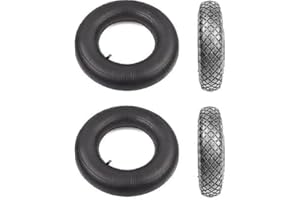 ELKOZA Multipurpose Tyres 4.00-6 2PR Tyre & Tube Sack Barrow Wheels Trailers, wheelbarrows, Karts, Sack Truck Wheels, Lawn Movers, Hand Trucks (2X Set of 4.00-6 2PR Tyre & Inner Tube)