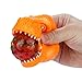 Price comparison product image Clearance !!! KUDICO Stress Reliever Toys Dinosaur Bubble Ball Spongy Bead Rainbow Ball Toy Squeeze Toy Lovely Present for Children Kids Boys Girls(Orange)