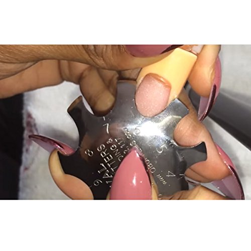 MAKARTT® 9 Größen Acrylic Nagel Cutters Smile Linie Einzelner Tips Scheider Nagel Gel Einfach Perfekt Frankzösisich Smiley Nagelkunst Hilfsmittel – Für Nail Salons & DIY - 2