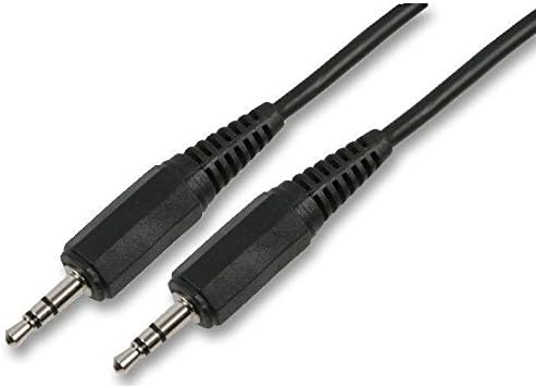 3.5mm Mini Jack Plug Stereo Audio Short Patch Lead Cable - 25cm