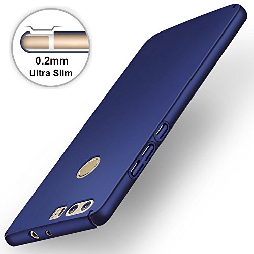 Azul PC Pl  stico Funda Case Cover y Protector de Pantalla Para Huawei Honor 8 5 2-inch Vooway   MS70072