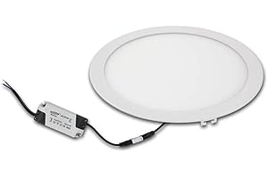 vetrineinrete® Pannello led incasso tondo slim 3 6 12 18 e 24 watt plafoniera luce naturale 4000k faretto illuminazione di interni driver incluso … (3) B29