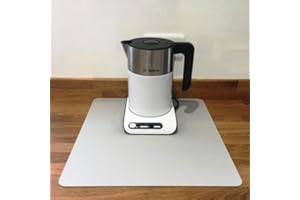 SUPER COOL CREATIONS Square Worktop Saver - Light Grey - Large - 45 x 45 cm