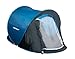 Produktbild Pop-Up Camping Zelt von Dunlop für eine Person, einwandig, selbstaufbauend, Moskitoschutz, Wassersäule 400 mm, blau