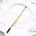 Tonsee 1PCS Eyebrow Brush +Double Ended Angled Bamboo Handle Make Up Tools