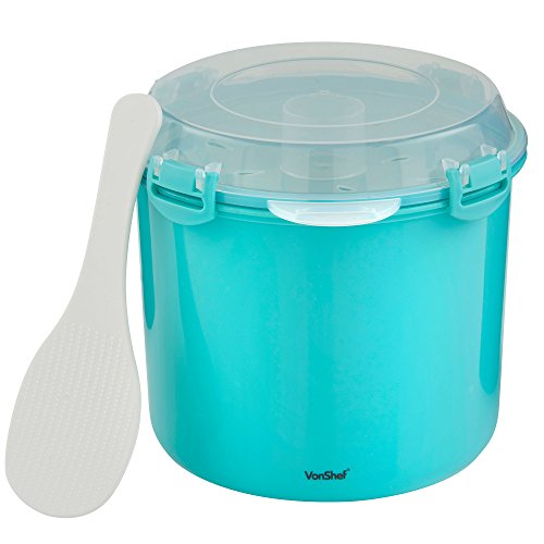 VonShef Mikrowellen-Reiskocher – 2.23 l - 4