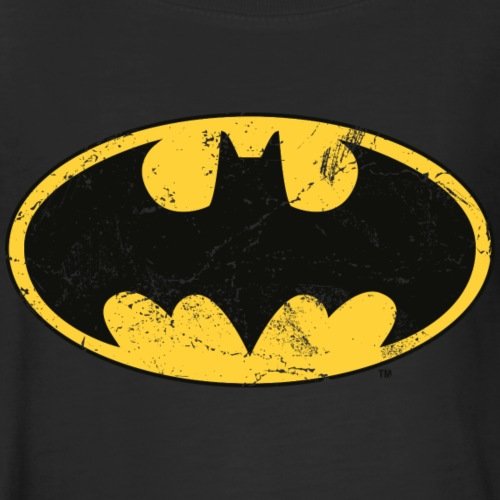 Spreadshirt-DC-Comics-Batman-Logo-Used-Look-Kinder-Premium-Langarmshirt