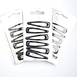 18 x Navy Blue Sleepy Clips/ Snap Clips/ Hair Clips - School Colours
