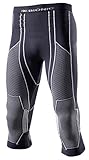 Transpirable X-Bionic Moto Energizer Light Pantalón Pirata, Hombre, Gris (Carbon/perl), XXL