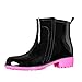 Produktbild Frauen Kurze Regen Stiefel Chelsea Gummistiefel Stiefel Winter Regen Schuhe Gummistiefel Mode Regen Jelly Boot halbe Stiefel Gummistiefel Wellies Walking Gardening
