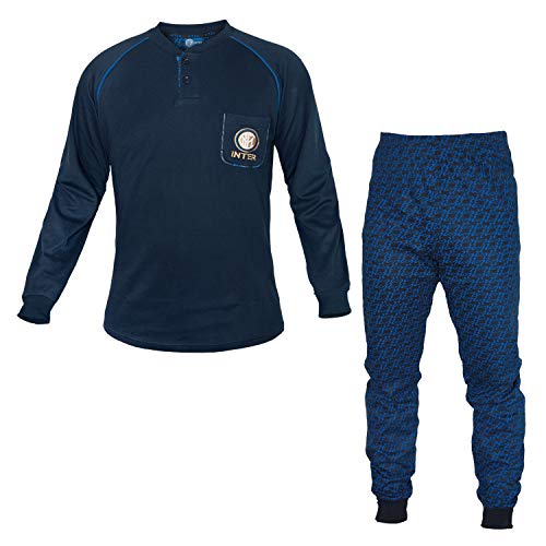Pigiama Homewear Uomo Inter Prodotto Ufficiale Interlock Art.14068 (Navy - L / 50)