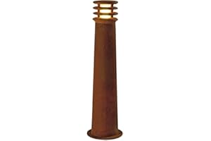 SLV 233417 Poser Éclairage allées, Murs, entrées, Lampe de Jardin extérieur LED/IP55 3000K 9W 70lm, Acier-FeCSi, 9 W, Rusty 70 Fer rouillé, 19 x 19 x 70 cm