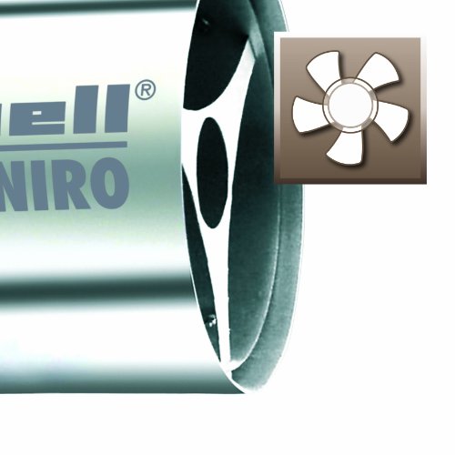 Einhell Gas Heizgebläse HGG 300 Niro (Heizleistung bis 30 kW, 500 m³/h Luftdurchsatz, für handelsübliche Gasflaschen, rostfreies Stahlblech Gehäuse, Piezozündung, Druckregler) - 2