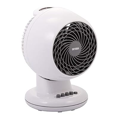 Iris Ohyama, Ventilateur Silencieux, Oscillant et Puissant - Woozoo - PCF-M15, blanc, 32 W, 13 m²