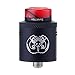 Produktbild Hellvape Drop Dead RDA, E Zigarette Vape Vaporizer Tank Atomizer 24mm Drop Dead RDA mit Stainless Steel 510 Adapter -Ohne Nikotin Ohne Tabak (Volles Schwarz)