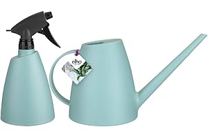 Elho Brussels Watering Can and Sprayer - Set with Watering Can and Plant Spray Bottle for Indoor - Green/Mint