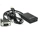 Produktbild DXFGBTJ 1080P Audio TV AV HDTV Video Kabel Konverter Adapter Line + VGA zu HDMI Ausgang