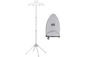 SHANGYU Garment Hanger,Handheld Garment Steamer Clothes Rack,Telescopic Folding Standing Fabric Steamer,Steam Ironing Machine Accessories Bracket Stand