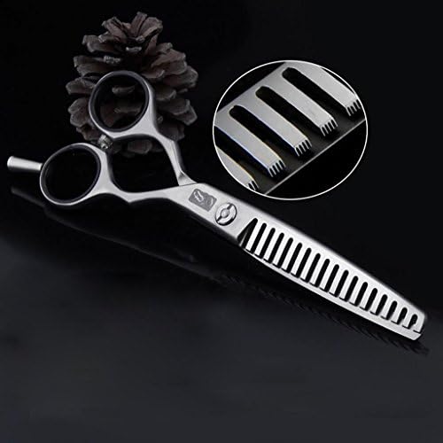 TSJT Hairdressing Hair Scissors 6inch Silver Cut Thin Cut Broken Hair Hair Finisher Professional To Hair Volume Scissors , 5.5