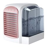 Velocidad 3 velocidad - LED]: 3 velocidades para que elijas, la velocidad del ventilador se puede ajustar entre baja, media y alta según tus necesidades, material ABS de alta calidad, luz nocturna LED para que puedas dormir mejor ...