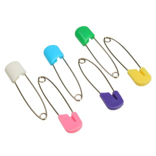 SODIAL(TM) 20 Pack Baby Child Infant Kids Cloth Diaper Nappy Pins Safety Safe Hold Clip Locking Cloth Size L