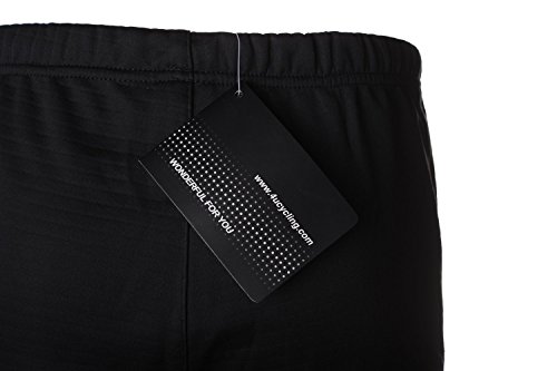 4Ucycling LAMBDA Lang Radhose für Herren Laufhose Fleece Überhose Sporthose Radsport Bekleidung Laufen Running Hosen - 7