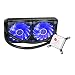 Produktbild Liquid Gefrierschrank 240mm RGB Hochleistungs-CPU Xagoo Wasserkühler mit zwei 120 mm niedrigen Geräusch-Fans 240 x 120 mm Heizkörper