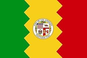 U24 Los Angeles Flagge 40x60cm - Premium Bootsflagge Aus Polyester