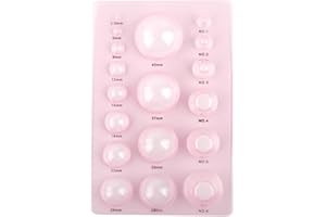 BOPELY Creazioni Quited Fai - -Te Quilling Domes 3D Strumenti di Artigianato per Stampo Mezza Palla per Iniziare Quilling