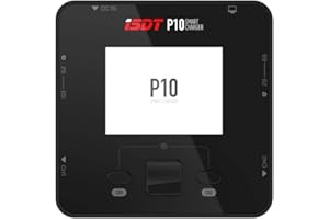ISDT P10 Smart Lipo Caricatore 250 W/10 A x 2 Dual Channel per Batterie Life/Lilon/Lipo/LiHv (1~6S), Pb(1-10S), NiMH/Cd(1-16S)
