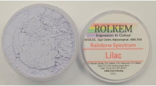 Rolkem Rainbow Spectrum Colour Sugarcraft Dust Food Colouring 10ml – Lilac