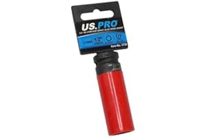 US PRO Tools Single 1/2" Dr 17mm Deep Impact Alloy Wheel Socket 3758