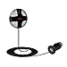 Produktbild Skitic Bluetooth FM Transmitter mit LED Display, USB kfz ladegerät und Bluetooth-Stereo-Musik-Player für Musik Spielen und Hände frei Telefonieren, Jeder Winkel Verstellbar