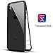 Price comparison product image Ocamo Magnetic Metal Frame Tempered Glass Phone Protective Back Case Cover for iPhone X 7 8 Plus Black frame (transparent back cover) iPhoneX