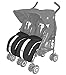 Maclaren Twin Techno Raincover (Black)
