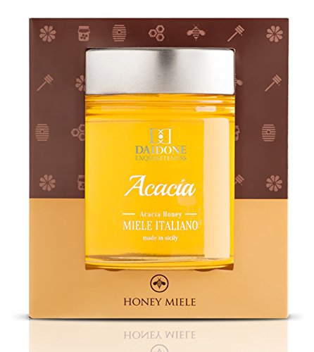 Preisvergleich Produktbild Handgemachter sizilianischer Acacia Honig - 270g Glas