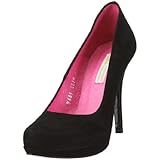  Buffalo London Damen 9669-177 BL KID SUEDE Pumps, Schwarz (BLACK 01), 41 EU