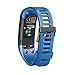 Produktbild Transer® für Garmin Vivosmart HR Uhrenarmband + Werkzeug + 4 Schrauben, Weiches Silikon Ersatz Armband, Bandlänge: 145-210mm (Blau)
