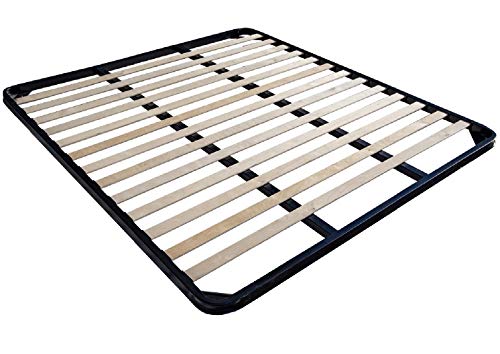 Rete A DOGHE 160x190 Letto Matrimoniale con Doppio Rinforzo da Incasso - Senza Piedi da APPOGGIO