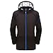 Produktbild GREYF Bomber Jacke Damen Jacke Mit Stehkragen Übergangs Piloten Flieger Retro Bomberjacke Motorradjacke College JackeS,Schwarz