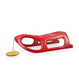 Farbe Rot Kunststoff Schlitten 86 cm - Rot