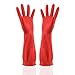 Produktbild AIJIAJU wasserdichte Küchenreinigungshandschuhe, Abwaschhandschuhe, Wiederverwendbare Latexhandschuhe Haushaltswäsche Geschirrspülen Langarm-Gartenhandschuhe Damen und Herren,A,L