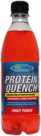 NRG Fuel Fruit Punch Protein Quench Bottle - Pack of 24