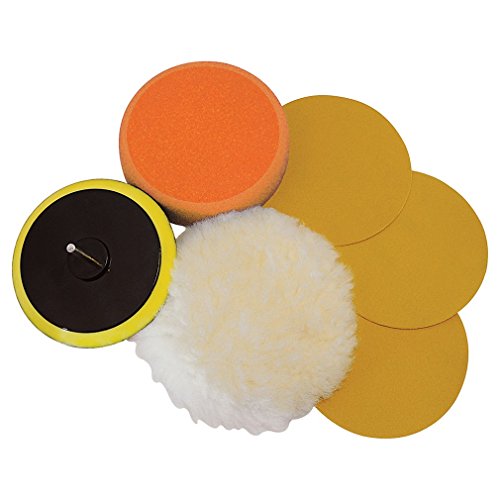 Silverline 107912 Accesorios para lijado y pulido, 6 pzas 125 mm