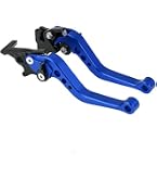 Paire Leviers Frein Embrayage 22mm CNC Aluminium Universel Moto – Rouge Anodisé, Réglables & Ergonomiques